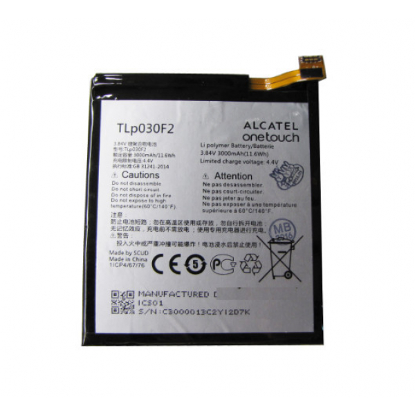 Батарея Alcatel TLp030F1/TLp030F2 (One Touch Idol 4S, 4S LTE, OT-6070)  [Original PRC]